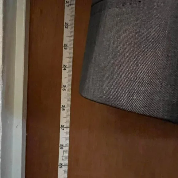 Anne Klein Gray Blazer with Collarless Design and 3/4 Sleeves - Picture 7 of 7